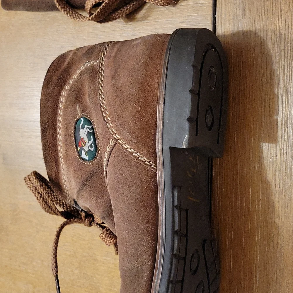 VINTAGE FAYVA SUEDE RIDING BOOTS - Picture 9 of 13
